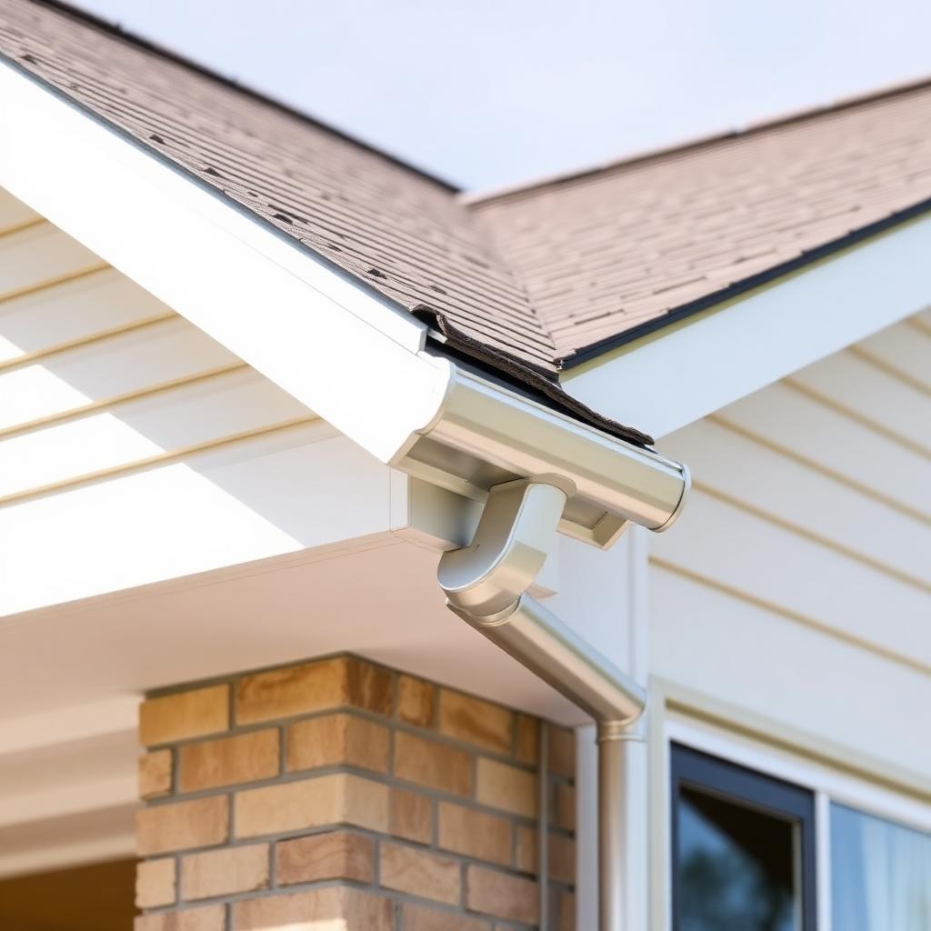 Seamless gutter and downspout
